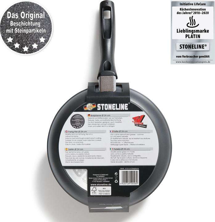 Produktbild Stoneline 6841 frying pan 24 cm (24 cm, Bratpfanne, Aluminium)