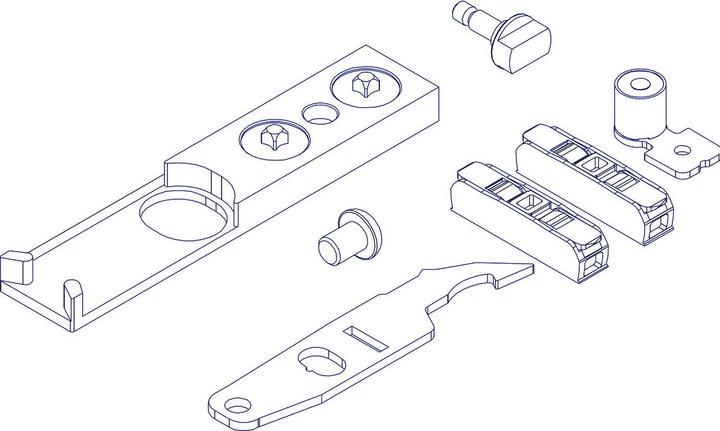 Productafbeelding Vitris Accessoire aanvullende set elektrisch slot voor Portavant M50 un