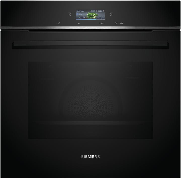 Produktbild Siemens iQ700, Einbau-Backofen, 60 x 60 cm, Schwarz, Edelstahl, HB734G2B1