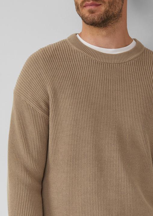 Produktbild s.Oliver Strickpullover Strickpullover im Relaxed Fit mit Struktur (XXL)