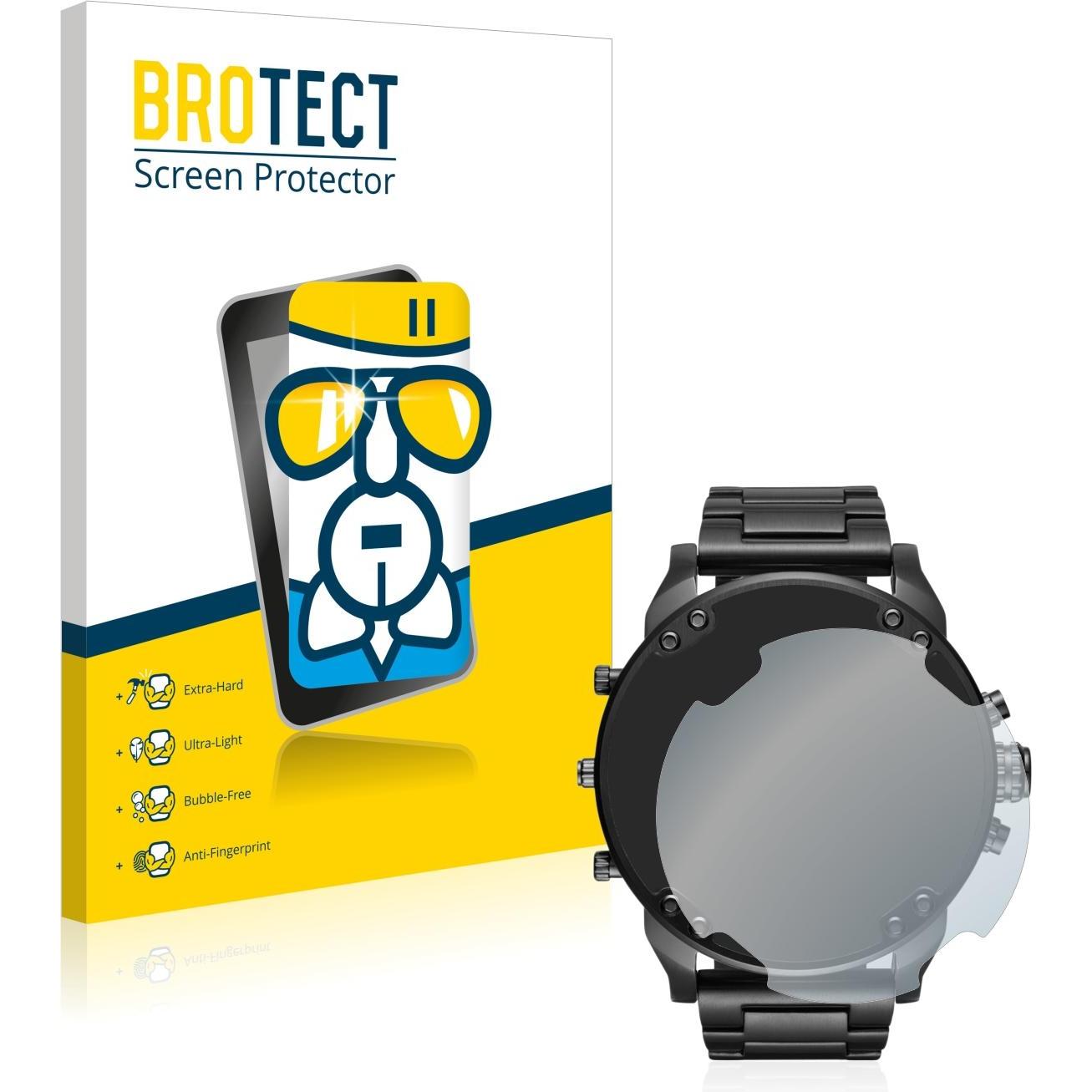 BROTECT AirGlass Panzerglasfolie, Smartwatch Schutzfolie, Transparent
