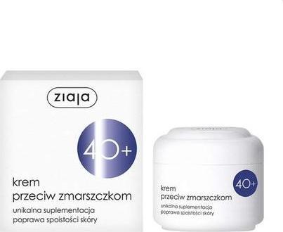 Actual product image Ziaja Anti-Wrinkle Moisturiser 40+ Each Type Scores 50Ml (50 ml, Day cream)