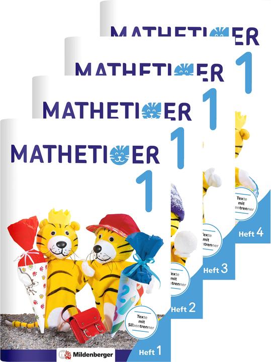 Produktbild Mathetiger 1 - Jahreszeiten-Hefte (4 Hefte). Neubearbeitung (Deutsch, Thomas Laubis, 2024)