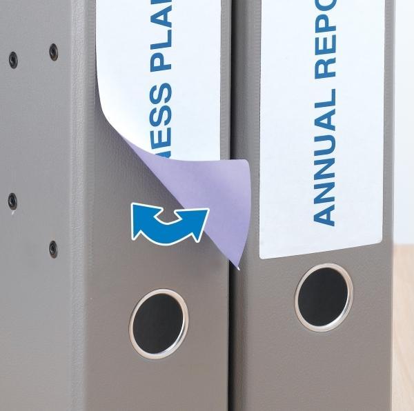 Actual product image HERMA Removable A4 file labels