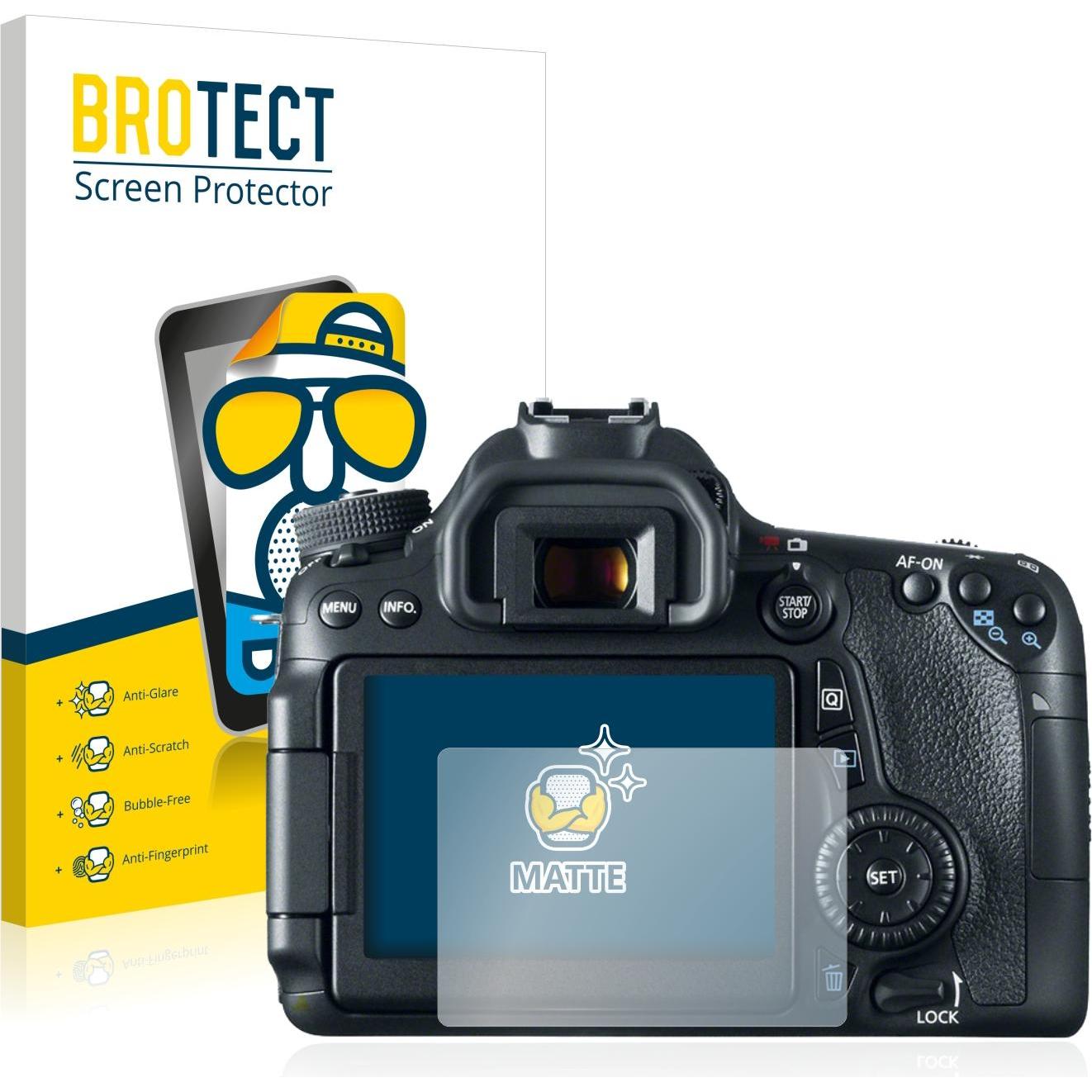 BROTECT Entspiegelungs-Schutzfolie Displayschutz Matt (Displayschutz, EOS 70D), Kameraschutz