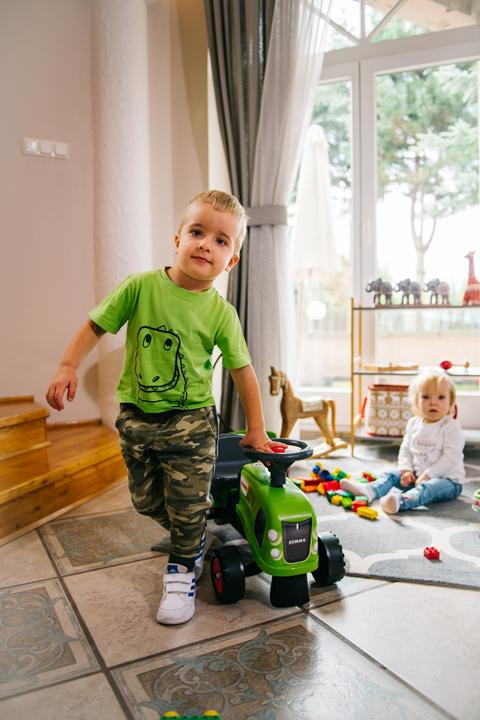 Actual product image Falk Toys Sliding vehicle with trailer Claas