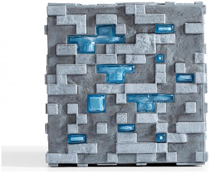 Actual product image Noble Collection Minecraft Replica Illuminating Diamond Ore Cube 10 cm