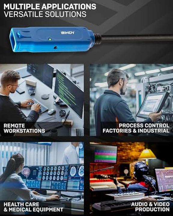 Produktbild Lindy USB 3.0 Aktiv-Verlaengerung 15m USB 3.0 Super Speed (15 m, USB 3.2 Gen 1)