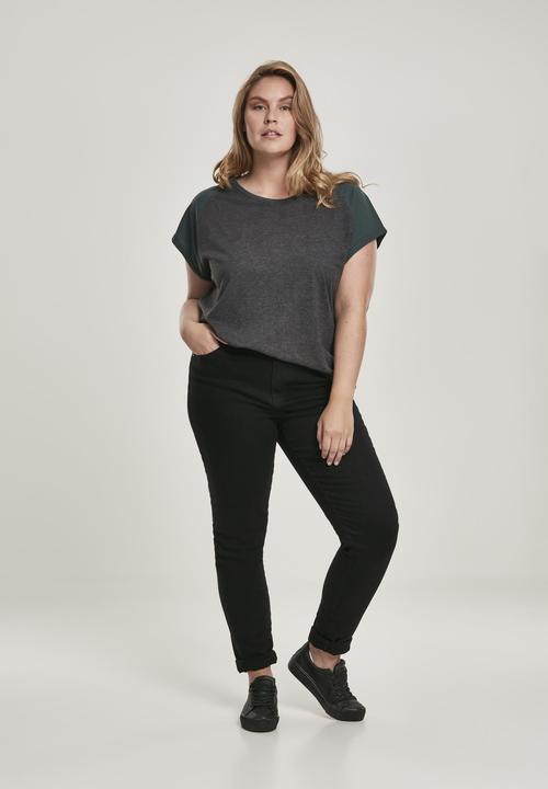 Image du produit Urban Classics Tee Raglan contrasté pour les femmes (3XL)