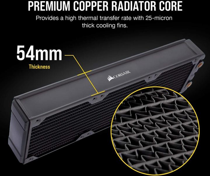Produktbild Corsair Hydro X Series XR7 360mm (120 mm)