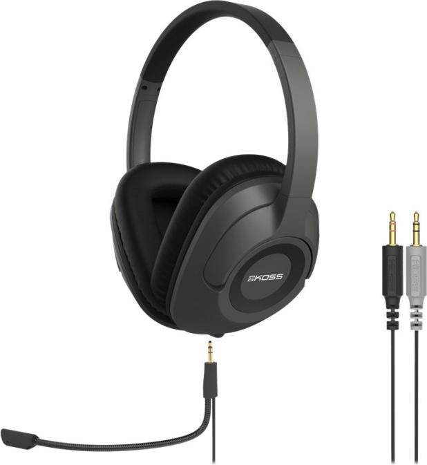 Produktbild Koss SB42 USB Kopfhörer Verkabelt Kopfband Anrufe/Musik Schwarz (193540) (Keine Geräuschunterdrückung, Kabelgebunden)