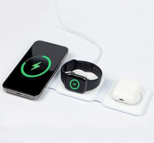 Produktbild Neo Tap 3in1 15w Compat.Magsafe White Duduu Folde Compat.Magsafe White (15 W)