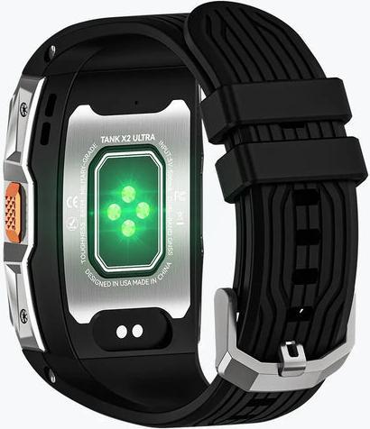 Produktbild Kospet Smartwatch Tank X2 Ultra Silber, Touchscreen: Ja (34 mm)