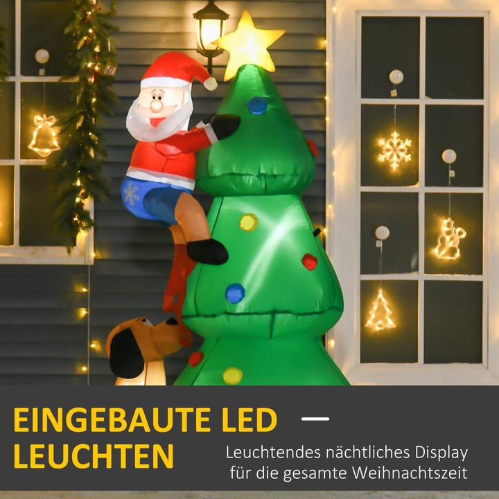 Produktbild Jamb Weihnachtsmann 123cm LED