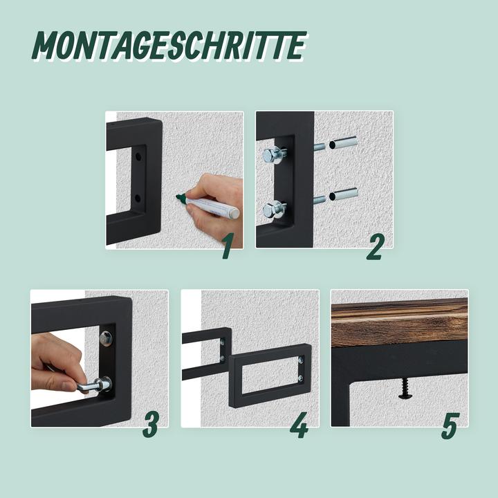 Actual product image Relaxdays 2x wall console