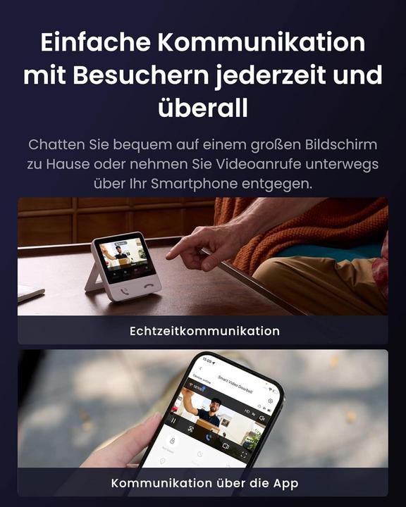 Image du produit SwitchBot Videotürklingel (Sans fil, WiFi)