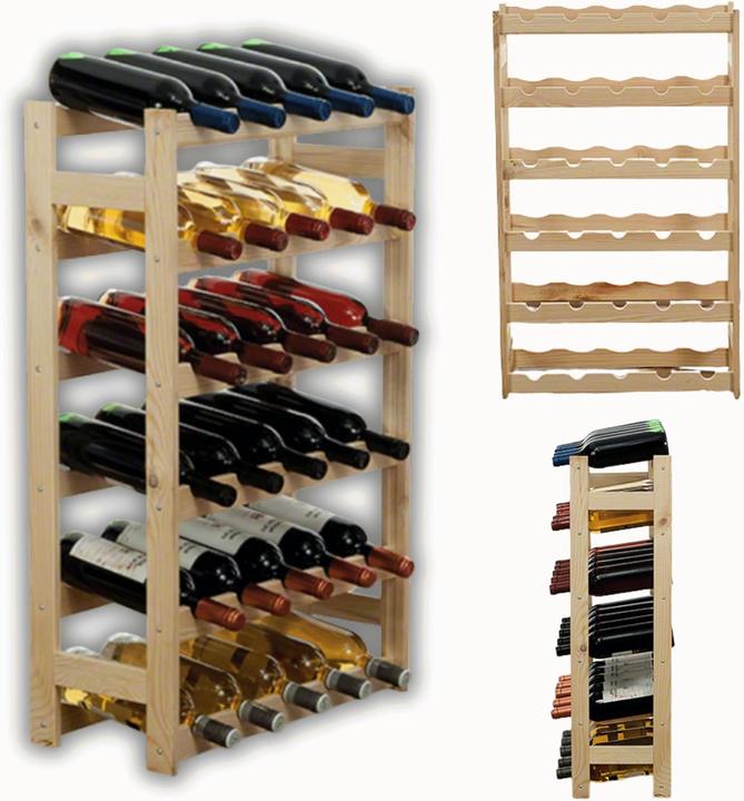 Actual product image Modo24 Bottle rack (30 bottles, 25 x 53 x 86 cm)