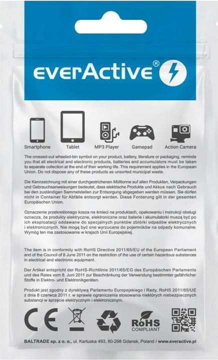 Produktbild Everactive USB A – Micro USB (1 m, USB 2.0, 100 W)