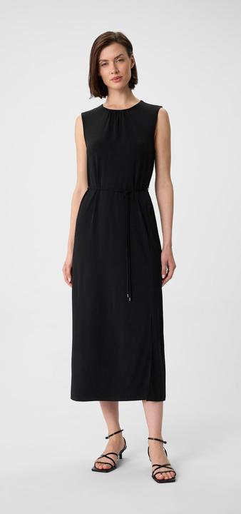 Produktbild Comma Kleid Jerseykleid in Midilänge mit Schlitz und Bindegürtel (40)