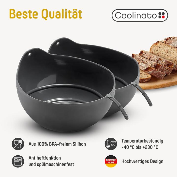 Produktbild Coolinato 2er-Set 3-in-1 Silikon-Backform (24 cm)