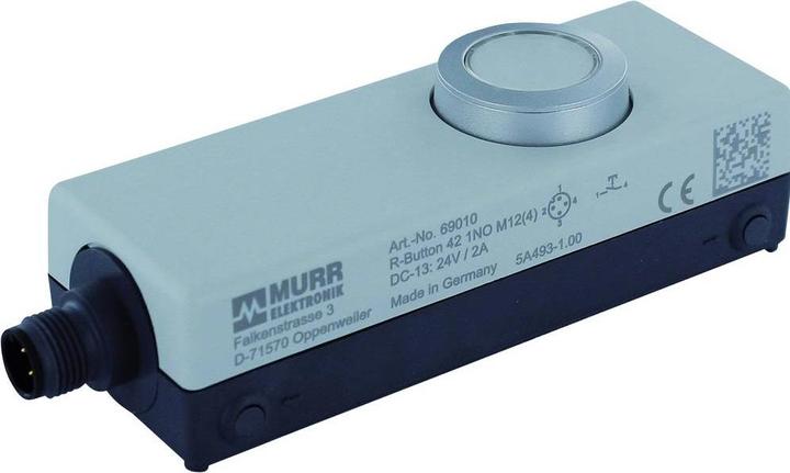 Image du produit Murr Elektronik Bouton-poussoir illuminé, actionneur plat 1 bouton pc.