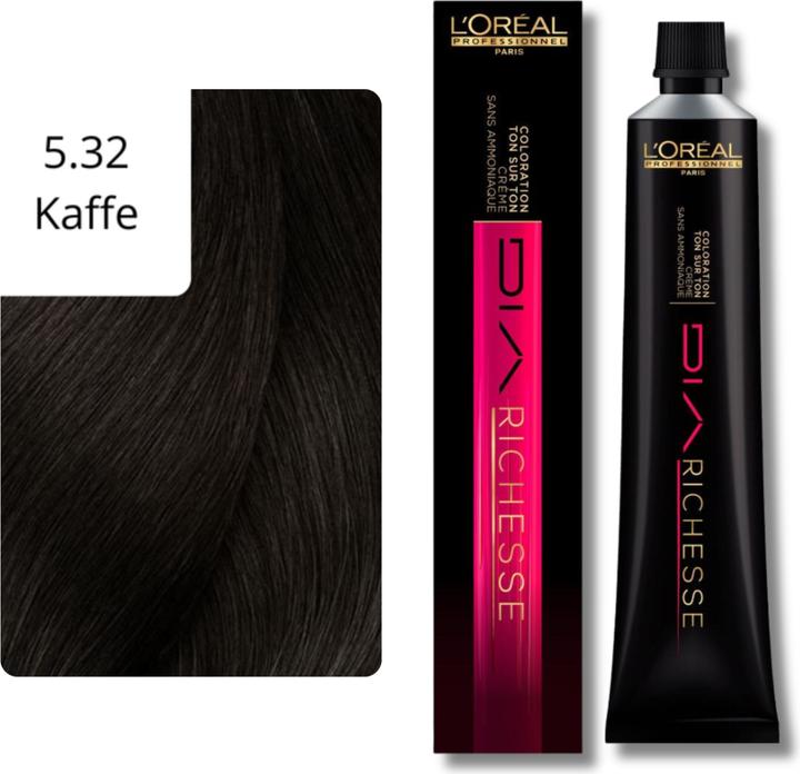 Immagine prodotto L'Oréal Professionnel Diarichesse 5.32 Caffè (Marrone)
