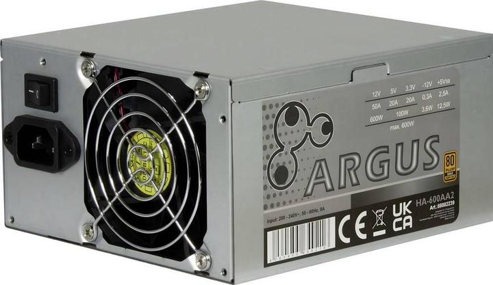 Intertech Inter-Tech Argus 600AA2 PSU for 2U Rack case 600W (600 W)