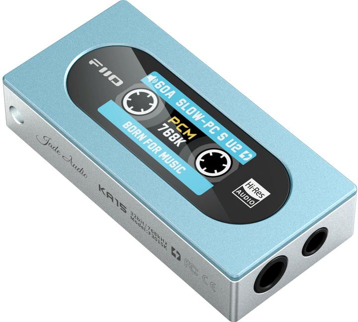 Actual product image FiiO KA15 (USB-DAC, Display, gain switch)