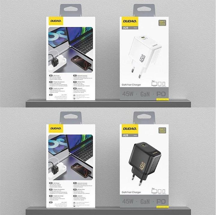 Productafbeelding Dudao A28EU 45W GaN Charger White (45 W)