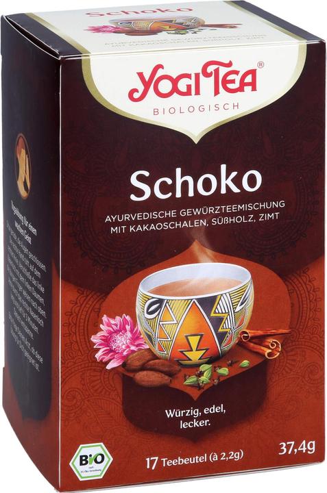 Actual product image Yogi Tea Chocolate ayurvedic spice tea blend, 17 filter bags (34 g)