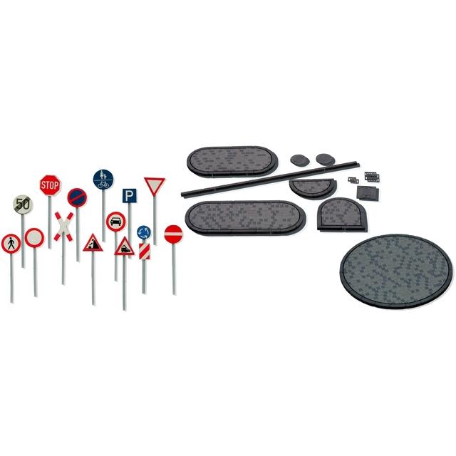 Noch Strasse H0 n Deko Set