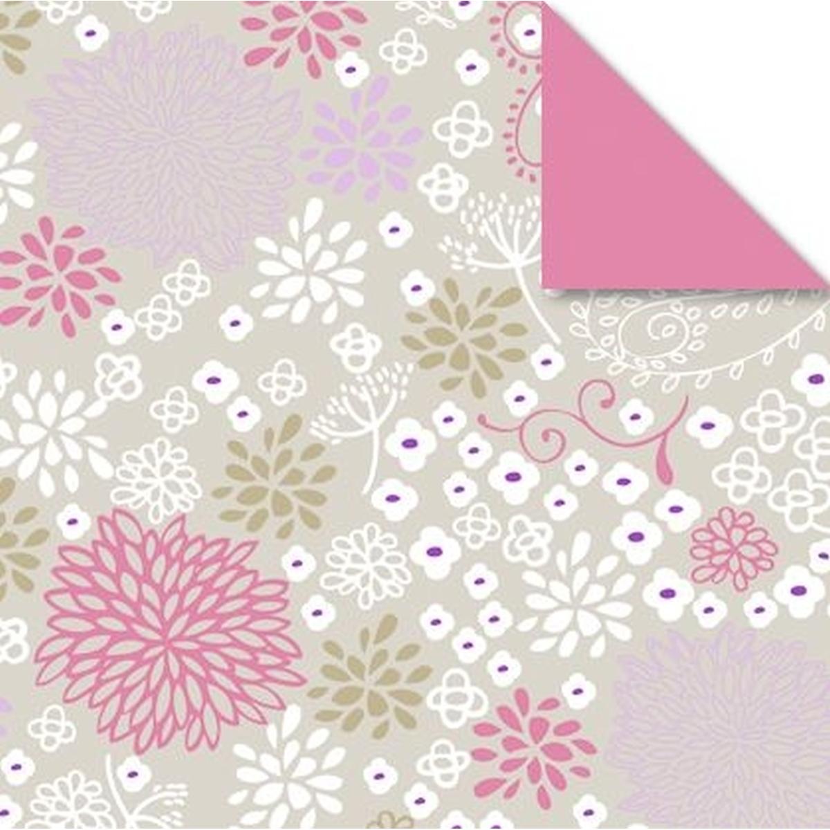 Ursus, Bastelpapier, Faltblätter Florentine Chrysanthemen 80g/qm 10x10cm VE=65 Blatt Motiv 02 (80 g/m², 1 x)