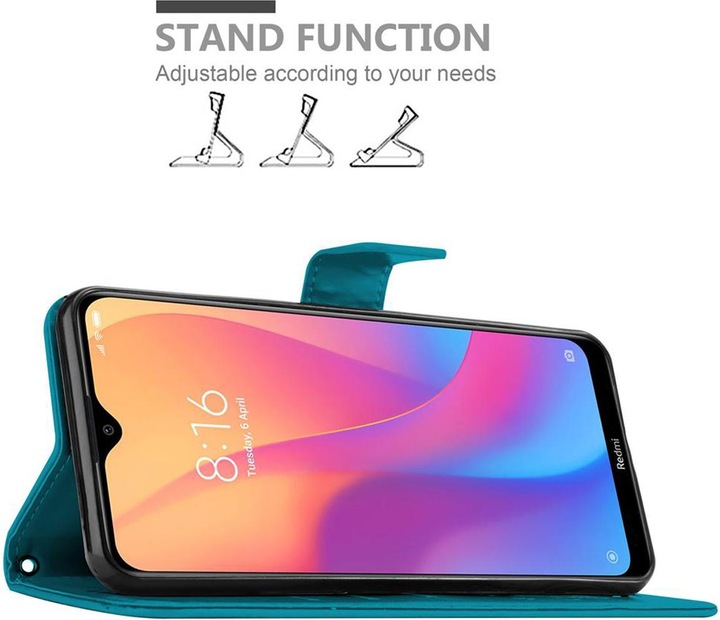 Actual product image Cadorabo Flower Book Cover (Xiaomi Redmi 8A)