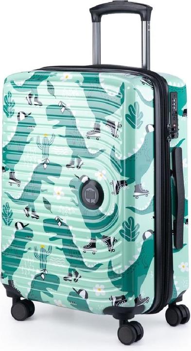 Immagine prodotto Hauptstadtkoffer Centro - Valigia per bambini a mano con guscio rigido, Skater Dinos (55 l)