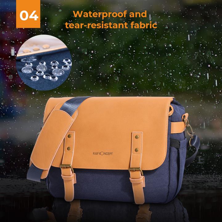 Immagine prodotto K&F Concept Borsa Messenger Borsa a tracolla da 10 litri (KF-13.062V1) (Borsa a tracolla per fotocamera, 10 l)