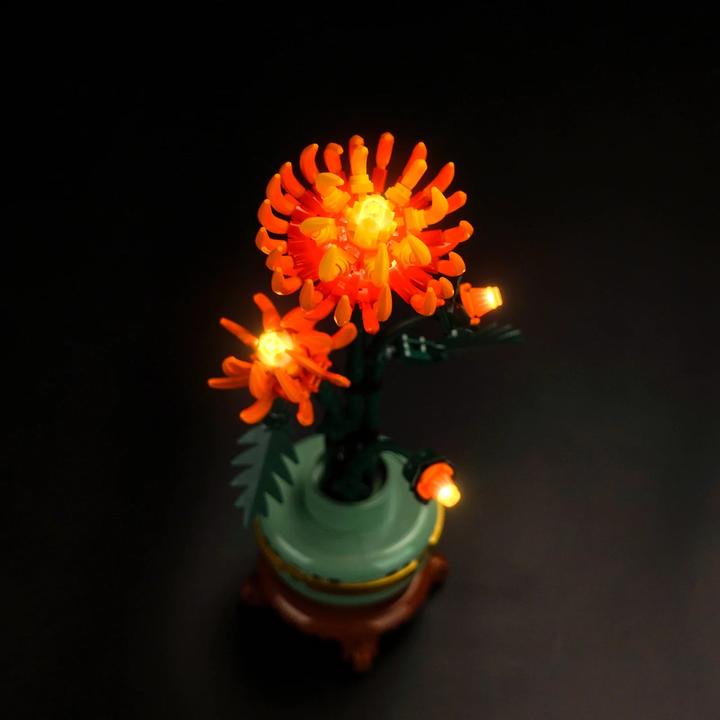 Produktbild BrickBling LED Licht Set für LEGO - Chrysantheme (10368)