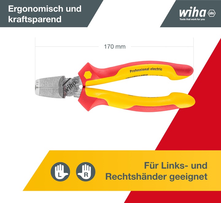 Actual product image Wiha Installation pliers (170 mm)