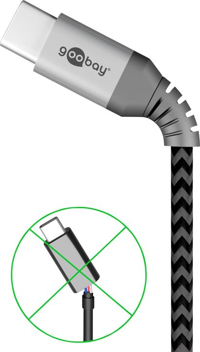 Produktbild Goobay USB C – USB C (1 m, USB 2.0, 60 W)