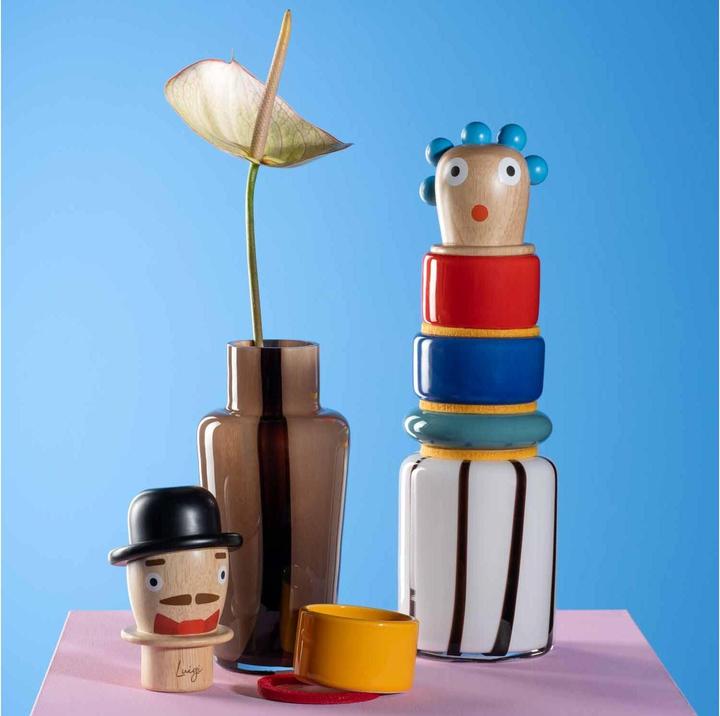 Image du produit Leonardo Vase Luigi 33 cm, Braun, Höhe: 33 cm (1 x, 100 x 100 x 33 cm)