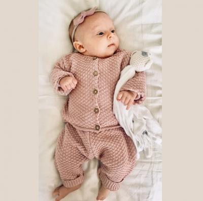 Actual product image Maylily Bamboo knitwear set Pearl