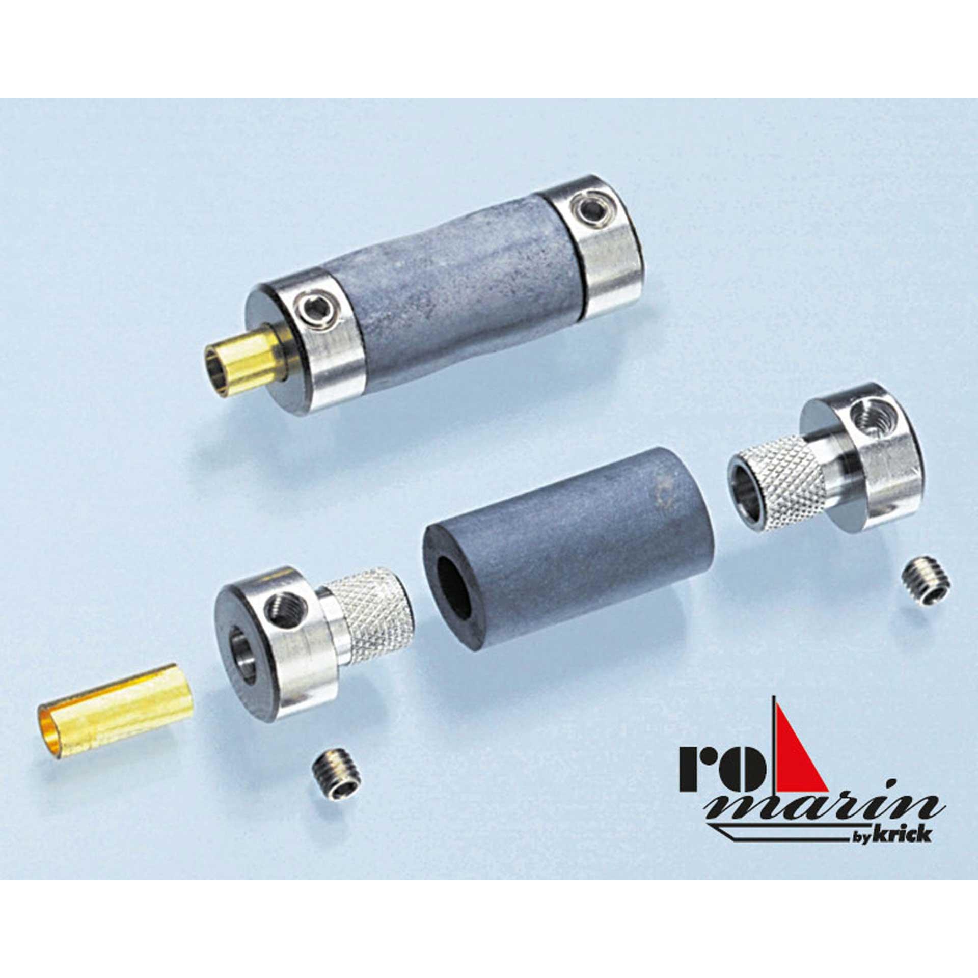 Romarin elastik schiffs-kupplung 3,2/4 auf 4mm