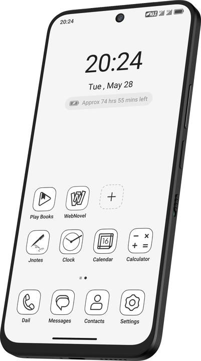 Productafbeelding TCL NXTPAPER 60 Ultra (256 GB, Donker chroom, 7.20", Dubbele SIM, 5G)