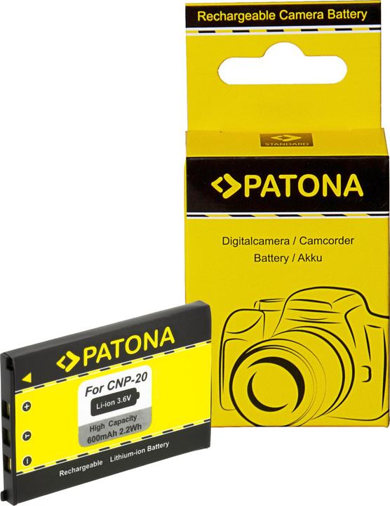 Immagine prodotto Patona Batteria f. Casio EX-Z3 Z4 Z-5 S1 S2 S3 EX-S70 NP-20 NP20 (Batteria della fotocamera)