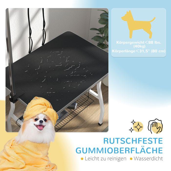Immagine prodotto Swisshandel24 Hundepflegetisch, höhenverstellbar Trimmtisch für Hunde, klappbar Schertisch (Cane)