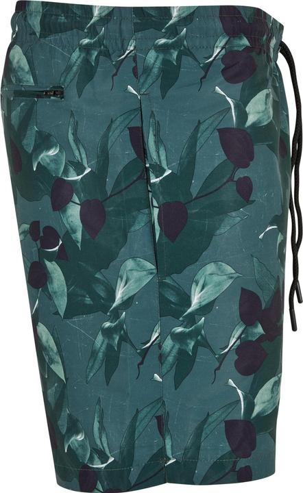 Image du produit Urban Classics Pattern Swim Shorts greenleafs S (S)
