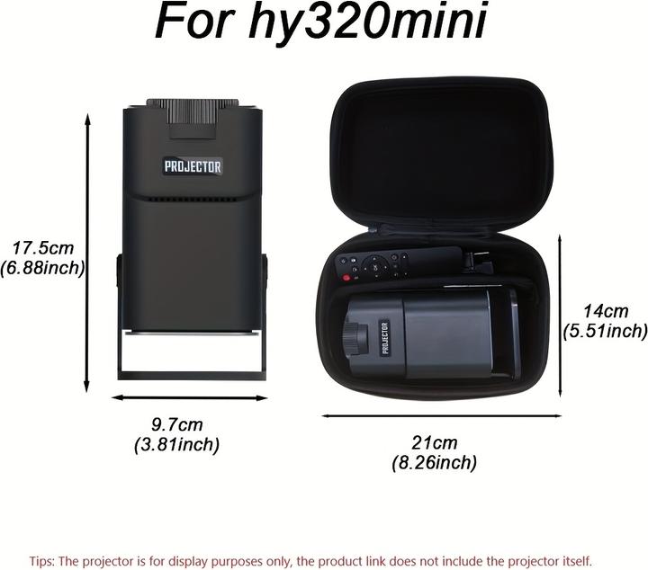 Produktbild PhoneLook Tragetasche für Projektor HY300 Pro / HY320 Ideal für Reisen und Schutz (Tragetasche)