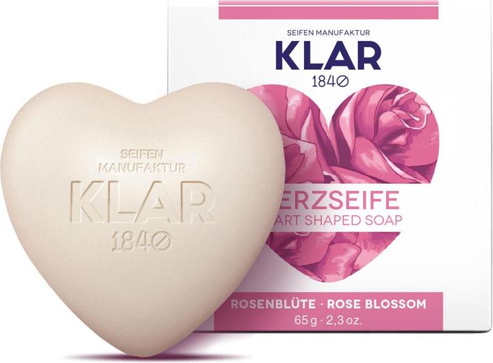 Actual product image Klar Heart Soap Rose Blossom (Hard soap)