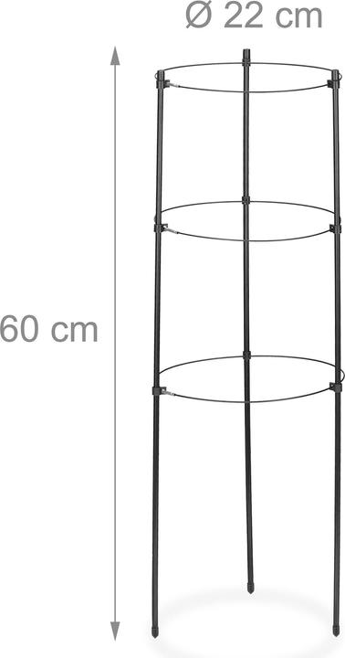 Image du produit Relaxdays 4x support pour plantes grimpantes (22 cm, 22 cm)