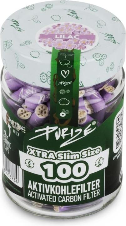 Purize Xtra Slim im Glas LILA (100 Stk.)