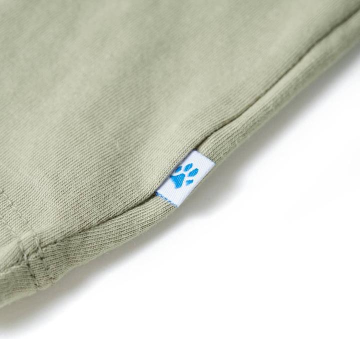 Image du produit vidaXL T-shirt enfant kaki clair 116,Matière : 100 (116)